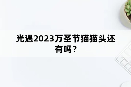 光遇2023万圣节猫猫头还有吗？