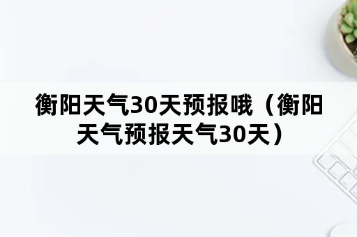 衡阳天气30天预报哦（衡阳天气预报天气30天）