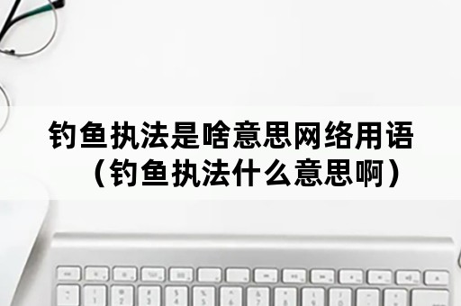 钓鱼执法是啥意思网络用语（钓鱼执法什么意思啊）