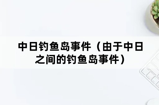 中日钓鱼岛事件（由于中日之间的钓鱼岛事件）