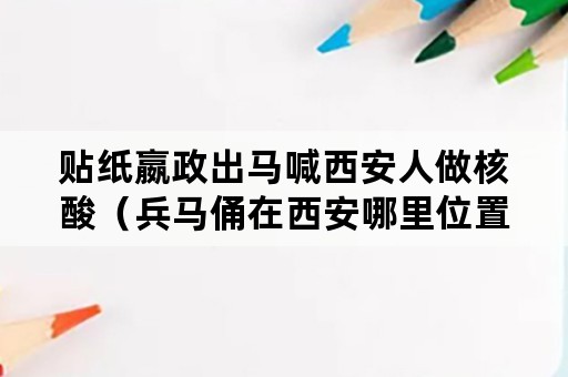 贴纸嬴政出马喊西安人做核酸（兵马俑在西安哪里位置）